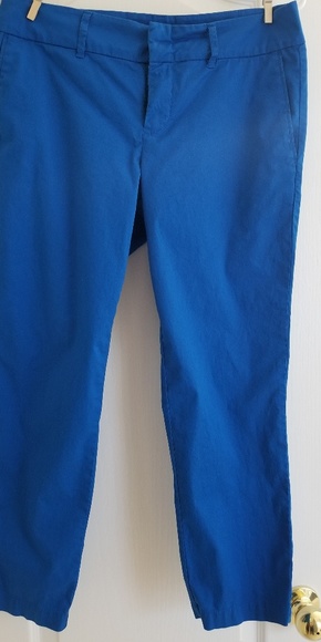 Blue crop pants - Picture 1 of 4